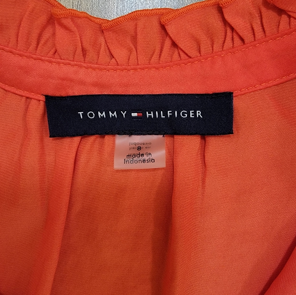 Tommy Hilfiger red dress, size 8 - Picture 5 of 10